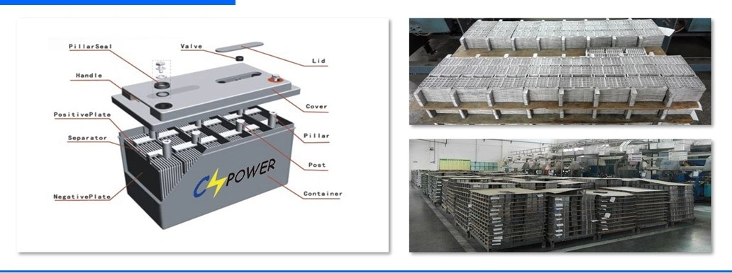 Cspower 6 200ah Gel-Deep-Cycle-Battery Golf-Cart-Battery for Crown Cleaning Machine