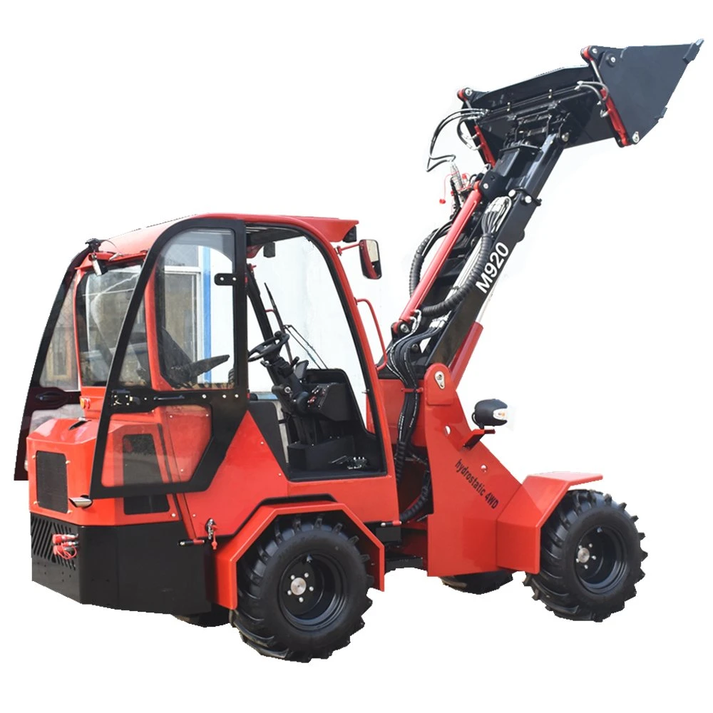 Ce Euro 5 Engine Powered 1.5ton Telescopic Loader with Hedge Trimmer for Gardening