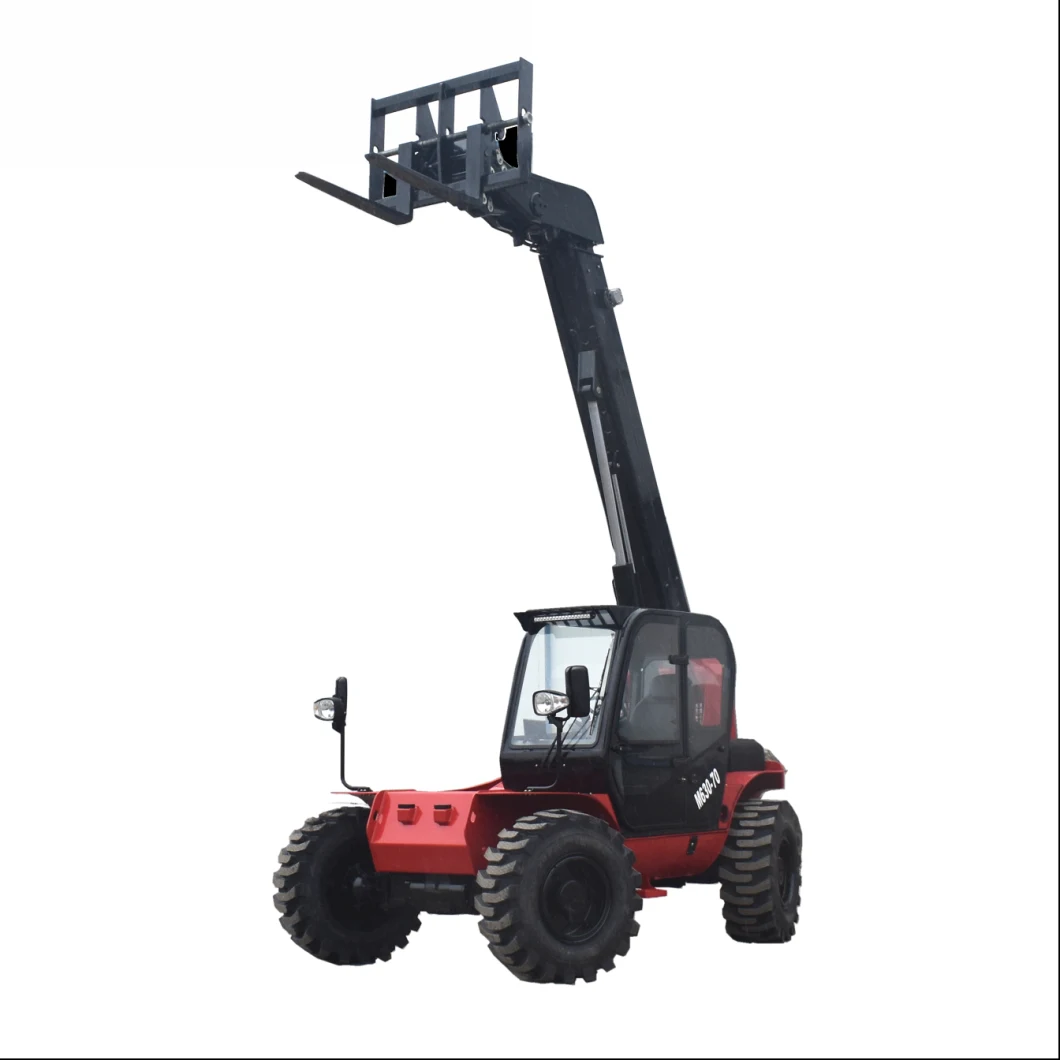 Chinese 4 Wheel Drive All Terrain Hedge Trimmer Telehandler M630-70 Telescopic Forklift Handler