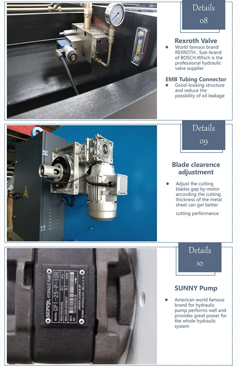 Metal Shears Shearing Machine for Sale From Accurl QC11K Series Hydraulic Shears