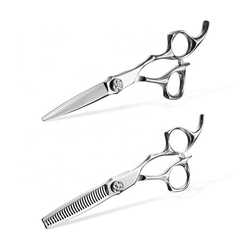 Big Discount Set Japanese 440c Shears Hair Barber Shears Scissors Cutting Thinning Set