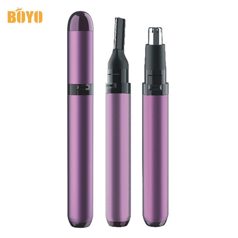 2 in 1 Eyebrow Trimmer and Nose Trimmer Set