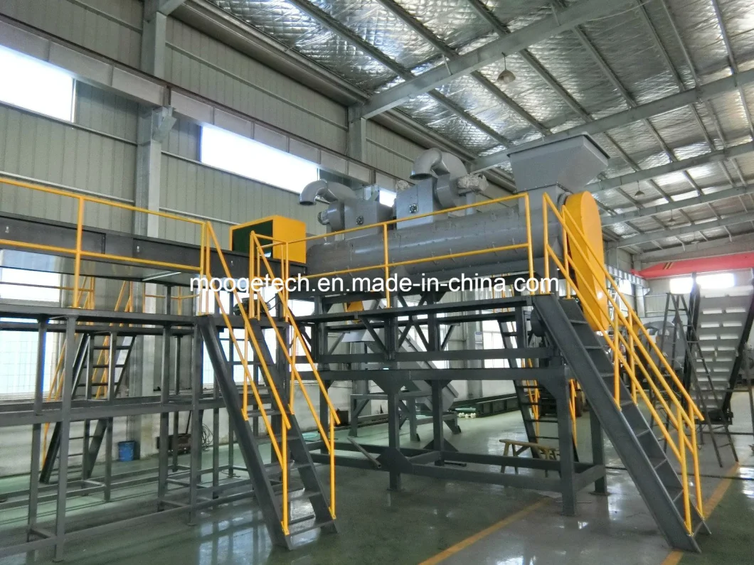 pet beverage bottle label separator/remover machine for plastic washing line