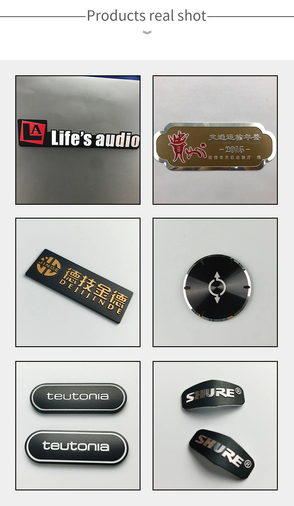 Metal Bar Signs  for Home Custom Self Adhesive Aluminum Sticker Label, Aluminum Label