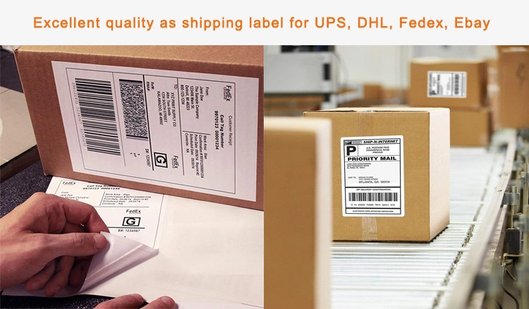 6X4 Thermal Transfer Label, Direct Thermal Paper Ck L2, Bar Code Printer and Label Printing Sticker