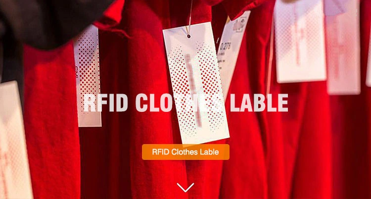 Custom Logo Smart Card UHF RFID Label RFID Hang Tags for Clothing Tracking