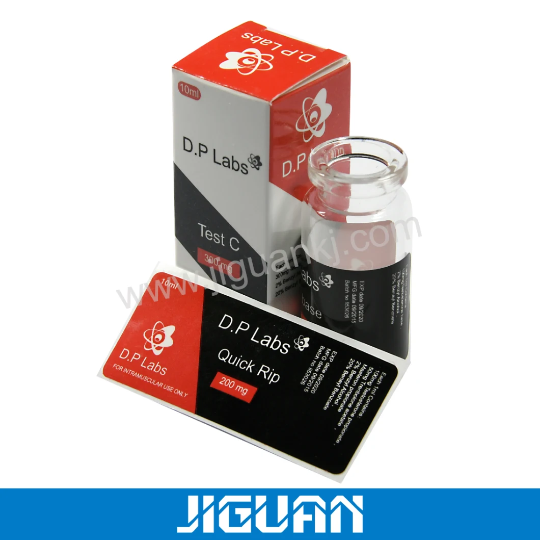 Chinese Factory Direct Supplier of Glass Bottle Label Vial Label