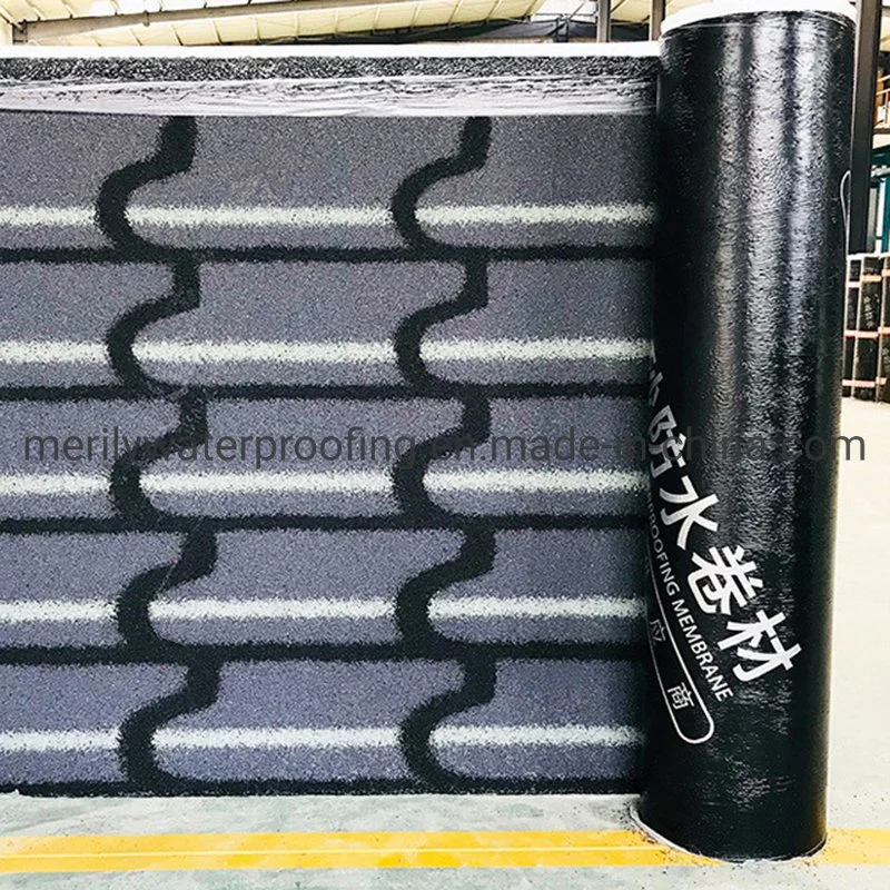 PE/Aluminium Surface Self Adhesive Paper Modified Bitumen Waterproof Material