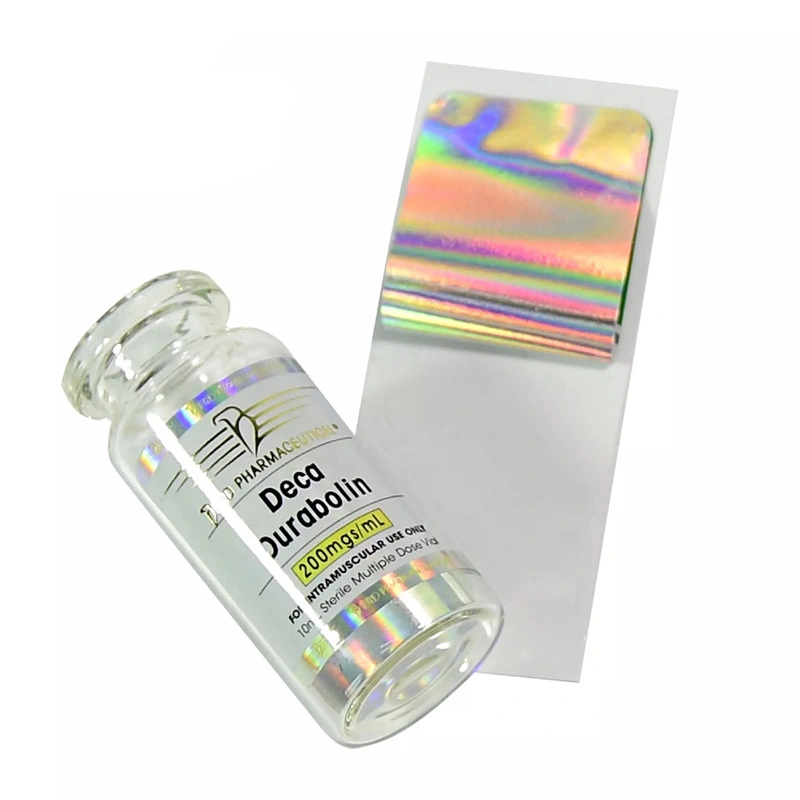 Custom Durable E-Co Friendly Medicine Pharma Drug Hologram Vial Label