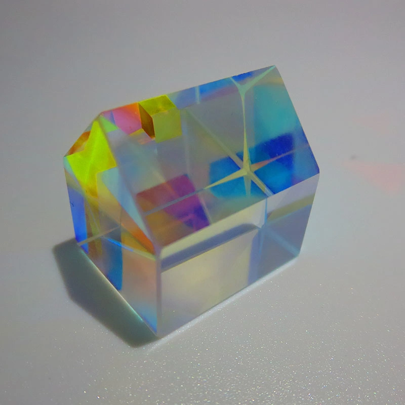 Cabin Cube Optical Prism Combiner Colorful Prism Bright Light K9 Glass Beam Splitter Optical Instruments Prism