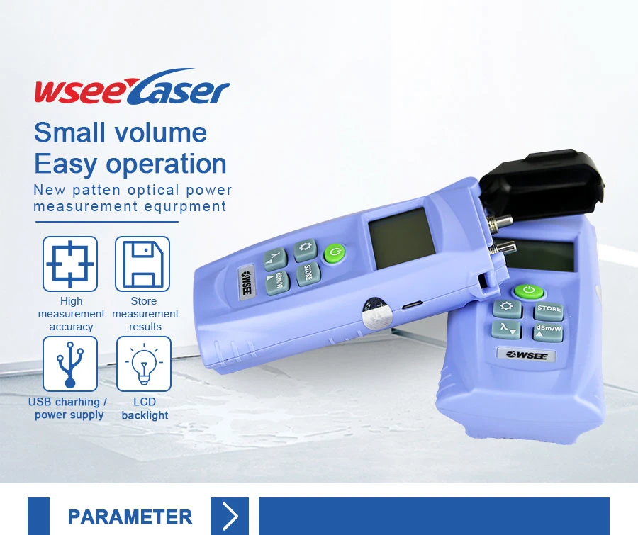 FTTH Optical Fiber Tester Laser Light Source Visual Fault Locator Vfl Fiber Optic Power Meter