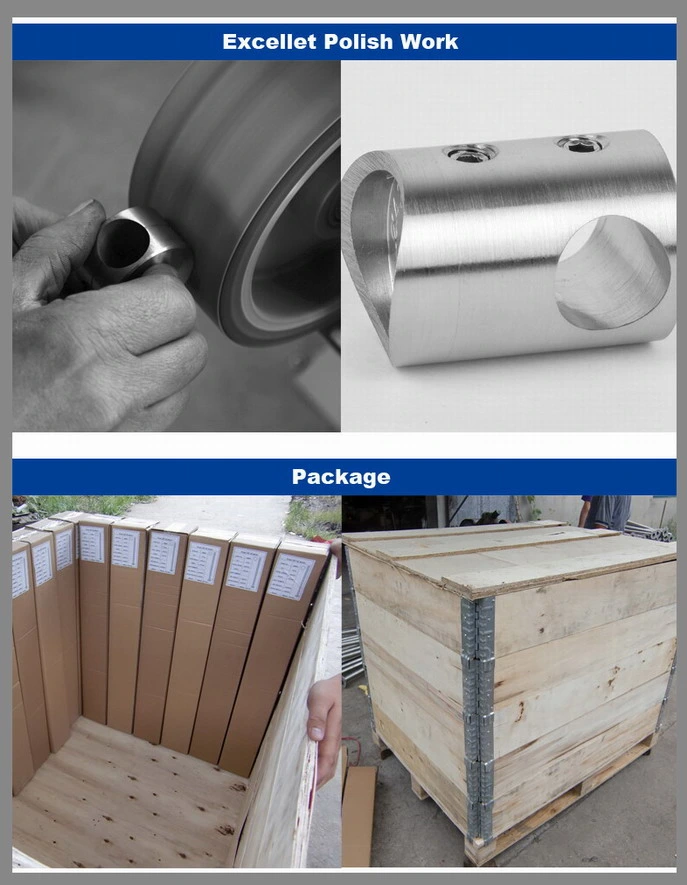 Stainless Steel Glass Handrail Fittings/Glass Baluster Components/Glass Railing/Balustrade
