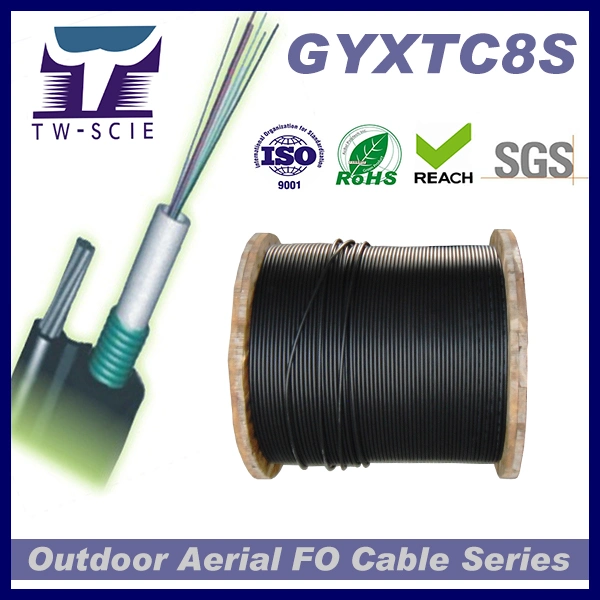12 Core Corrugated Steel Armour Outdoor Fiber Optics Cable