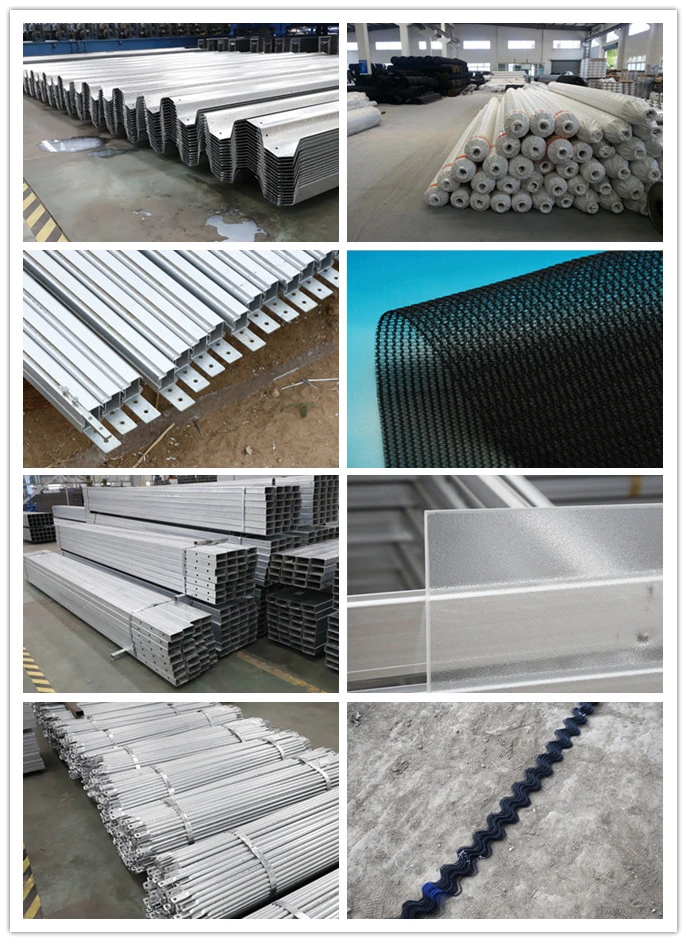 Prefabricated Professional Solar Green House with Back Earthen Wall for Seed Breeding