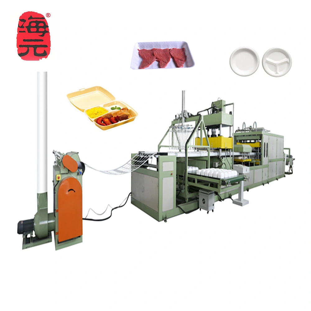 Machine Making Plastic PS Foam Food Container Plate Polystyrene Dish Egg Tray Bowl