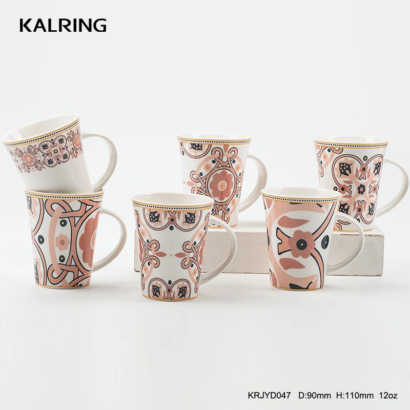 Ceramic Mug New Bone China Mug with Saucer for Wholesale