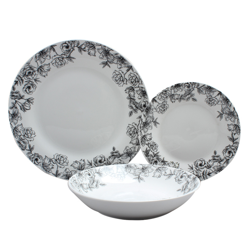 12PCS Dinner Table Set Fine Porcelain Dinner Set Hot Sale Dinner Ware Set