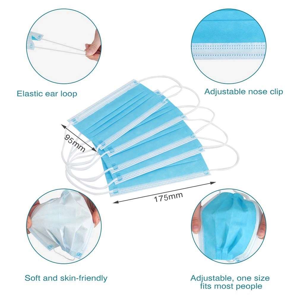 Daily Protection Dust Virus 3 Ply Mask Price for Daily Use