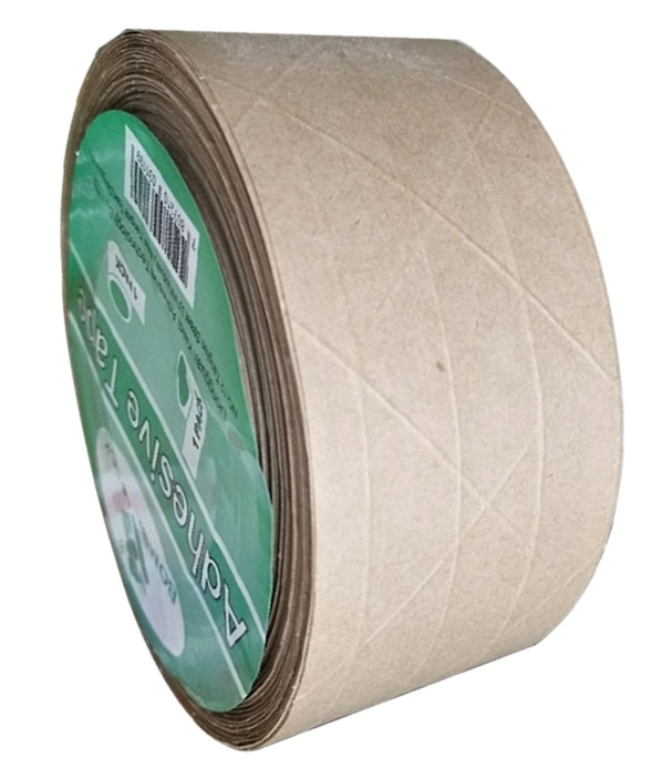 China Factory Price Water-Activated Kraft Paper Gummed Tape Custom Size for Carton Box Sealing