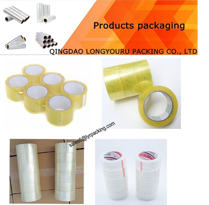 OEM High Tensile Strength Single Sided Carton Clear Adhesive Packing Tape BOPP