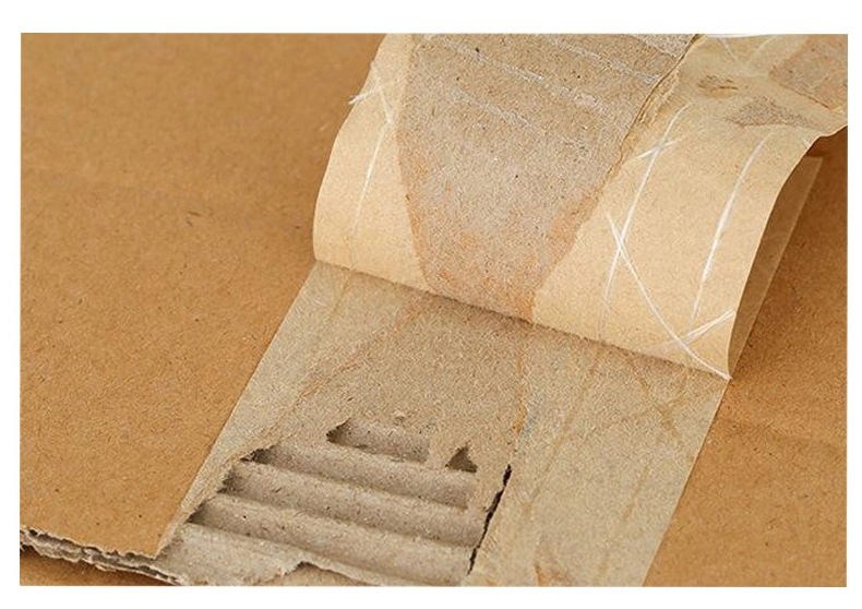 China Factory Price Water-Activated Kraft Paper Gummed Tape Custom Size for Carton Box Sealing