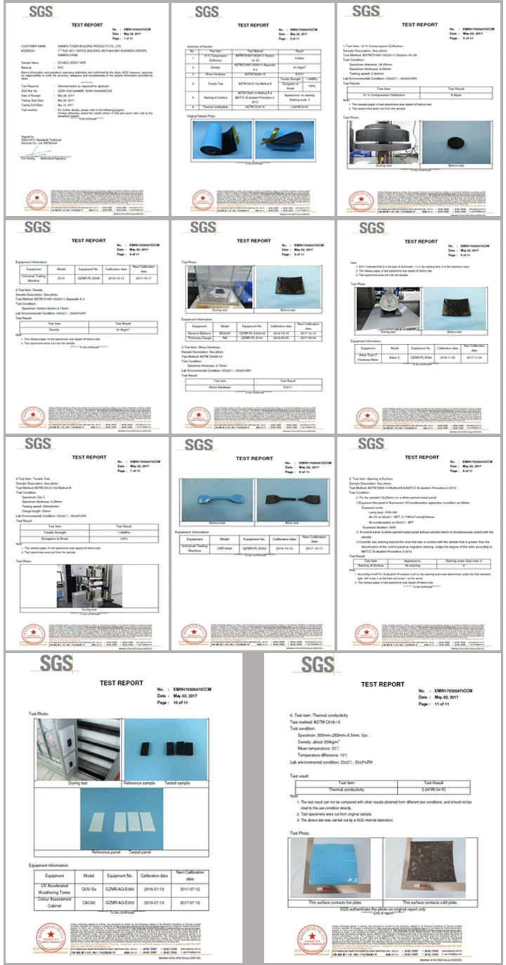 Black Rubber Weatherstrip Foam Tape for Window&Door