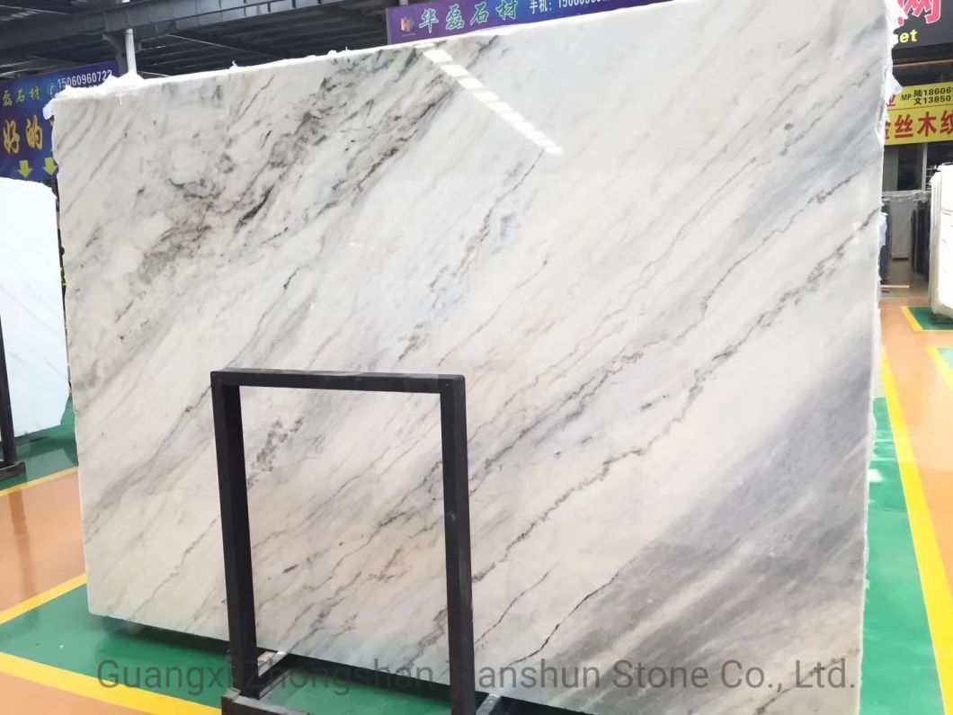 Light Grey Marble Tile Rainforest Marble for Sale