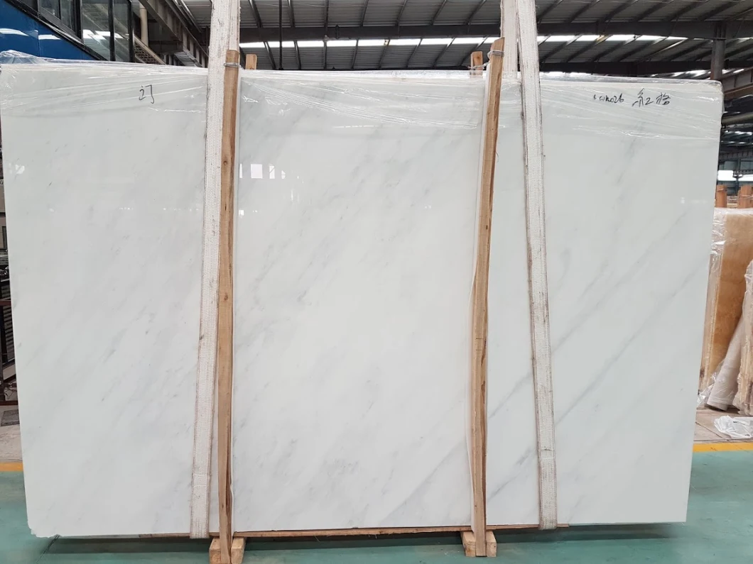 Natural Stone Chinese Polished Oriental White Marble for Tile and Slab/Flooring and Wall Tiles/Wall Cladding/Window Sill and Counter Top/Bathroom Tile Marble