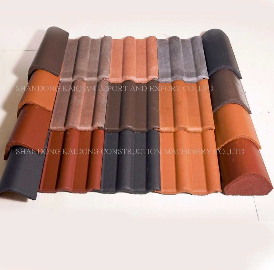 Glazed Concrete Roof Tile Making Machine Plastic Roof Tile Price Heavy Machinery Roof Tile Machine