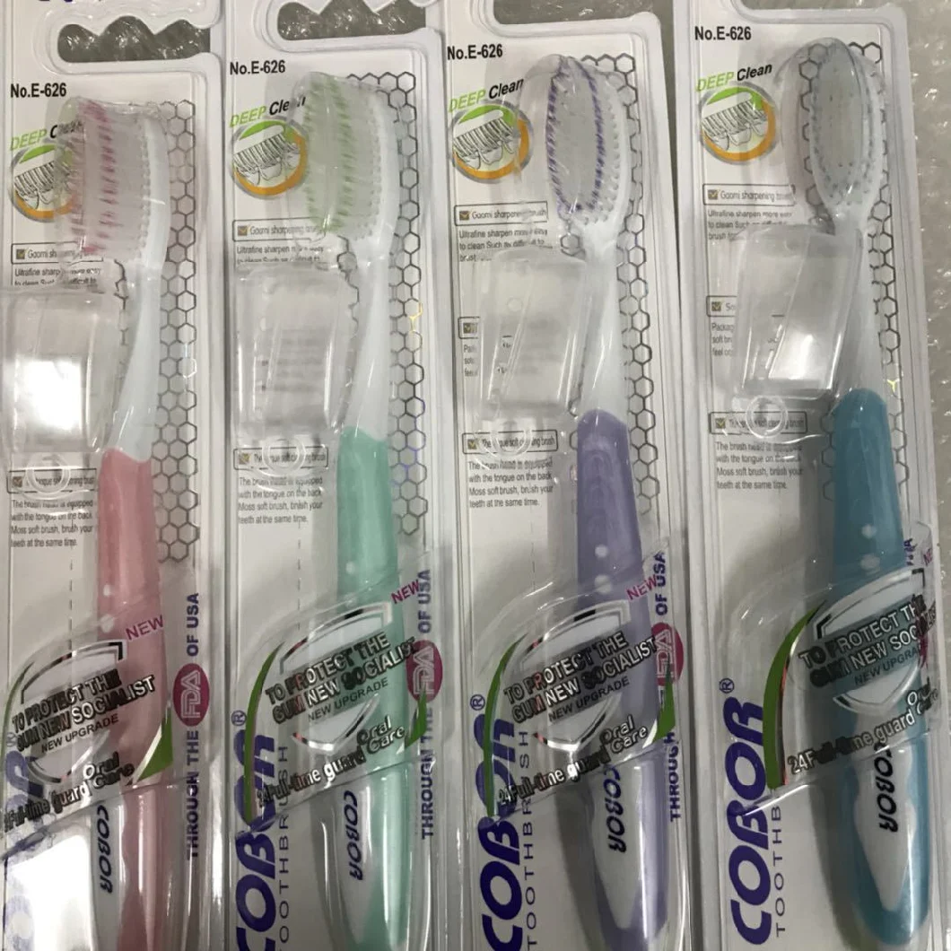 High Density Bristles Clean Teeth in All Directions High Quality Bristles + Comfortable Soft Gum Toothbrush