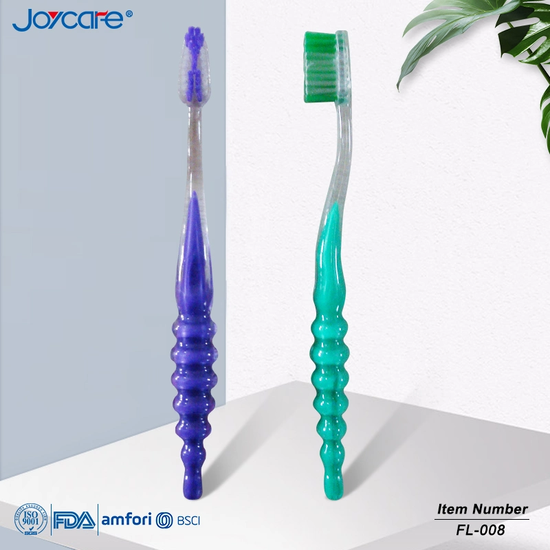 Classic Design Transparent Toothbrush Kids Toothbrush with Extra Soft Bristles/Antislip Handle