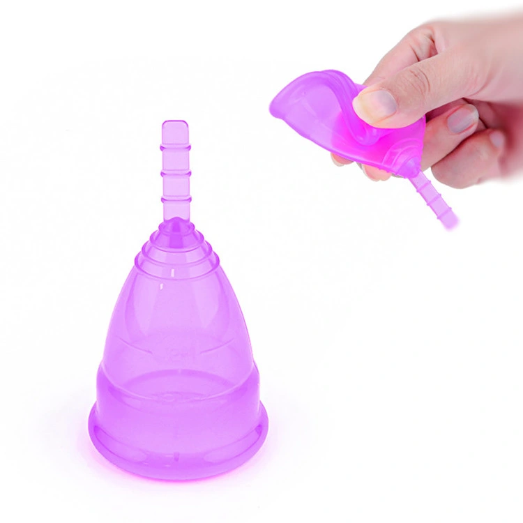 Reusable Liquid Silicone Menstrual Cup Female Menstrual Period Sport Girl Period Cup