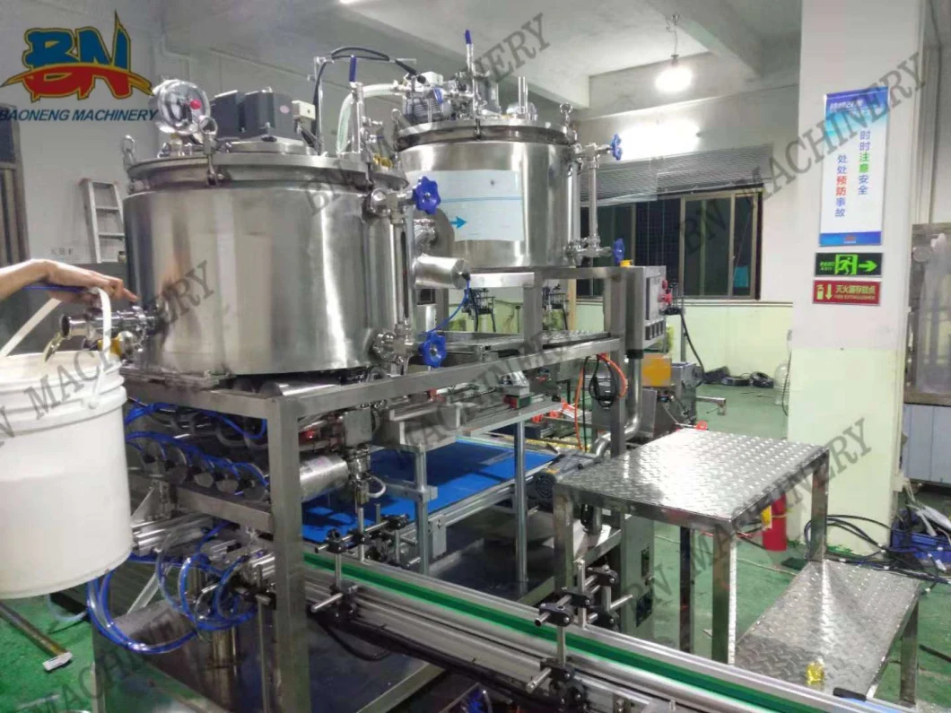 Automatic Lip Balm Gloss/Vaseline/Shoe Polish Liquid Filling Machine with Cooling Tunnel Line