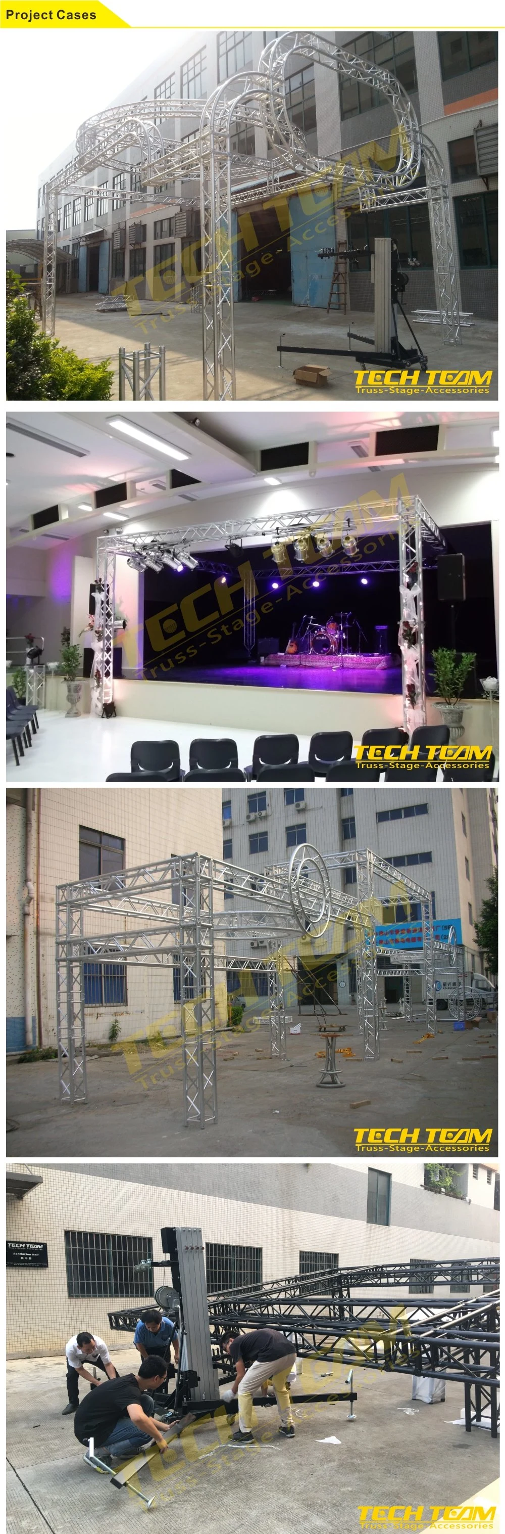 Heart Shape and Star Shape Aluminum Spigot Stage Truss Tower Truss Obstacle