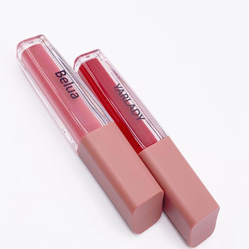 Cruelty Free Shimmer Liquid Lip Gloss Custom Logo Shiny Glitter Clear Lipgloss