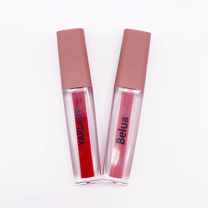 Cruelty Free Shimmer Liquid Lip Gloss Custom Logo Shiny Glitter Clear Lipgloss