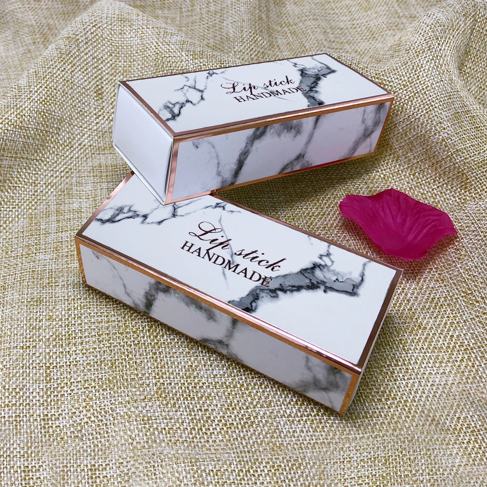 Origami Folding Paper Gift Box with Sleeve for Lipsticks