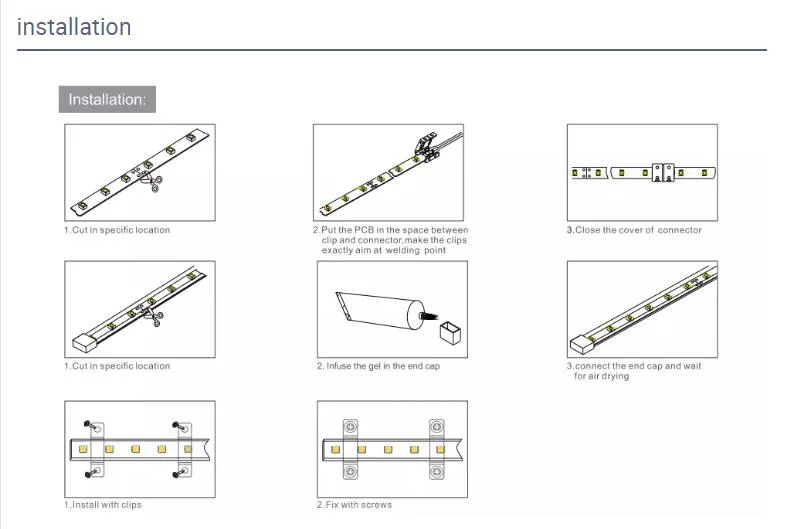 Color Changing Flexible RGB Waterproof out LED Strip Light with IC Ws2811 Magic Color