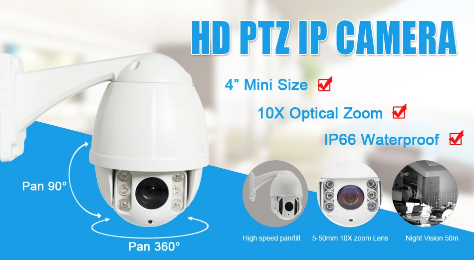 36X 1080P High Speed Dome PTZ Camera CCTV IP Camera