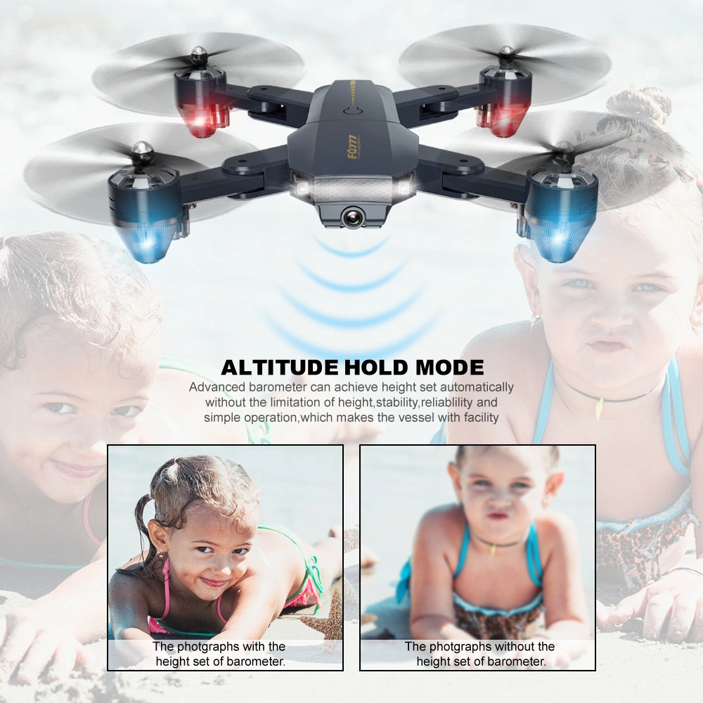 Aerial Camera 2.4G Drop-Resistant Air Pressure Fixed Height Network Red Explosion Folding Drone