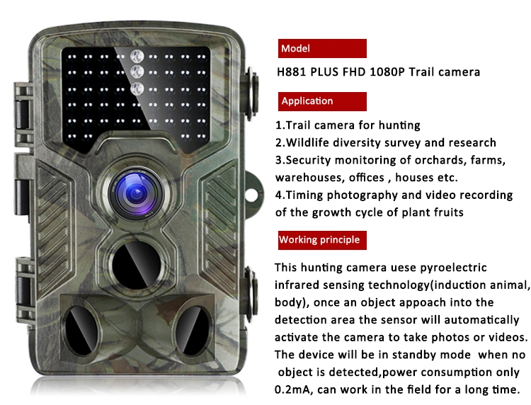 Trail Camera 4K 20MP Hunting Camera Wildlife Game Camera