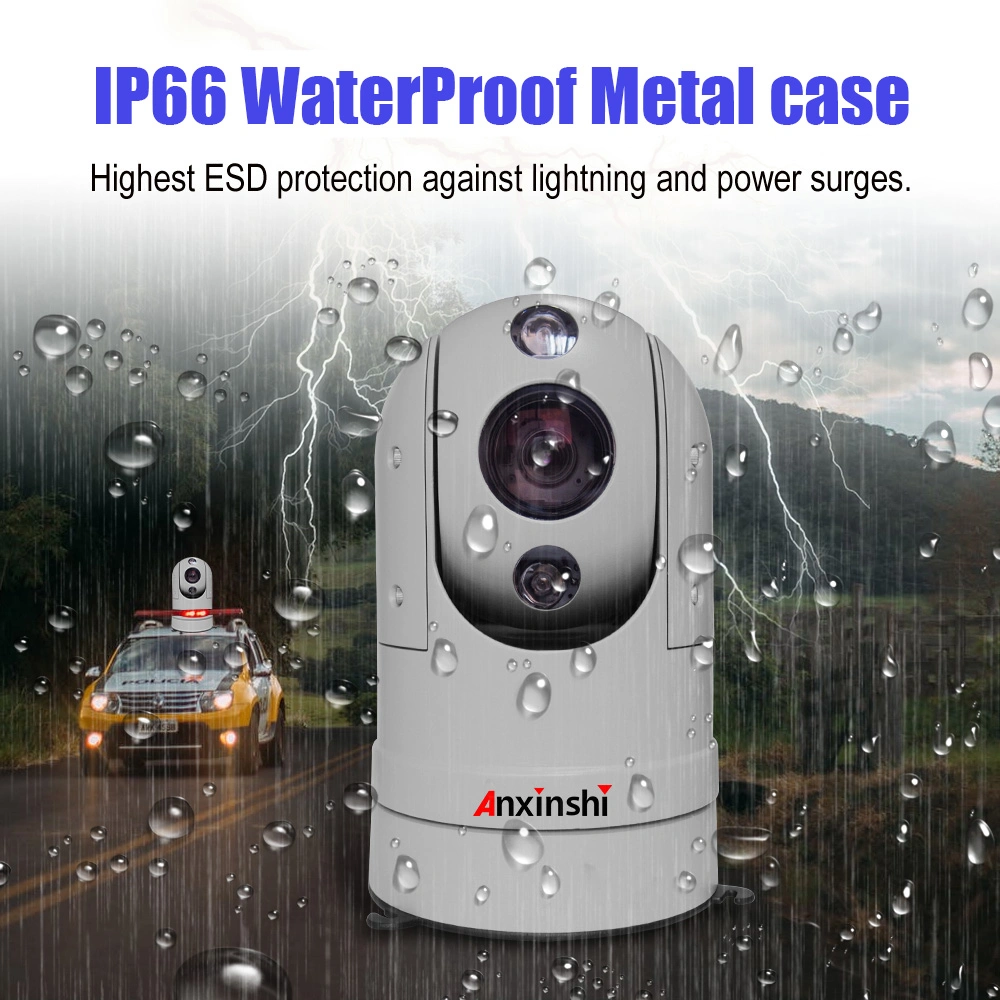 36X 5MP Vehicle Mounted IP PTZ Camera Starlight Color Night Vision Car Camera PTZ Top Mount Camera