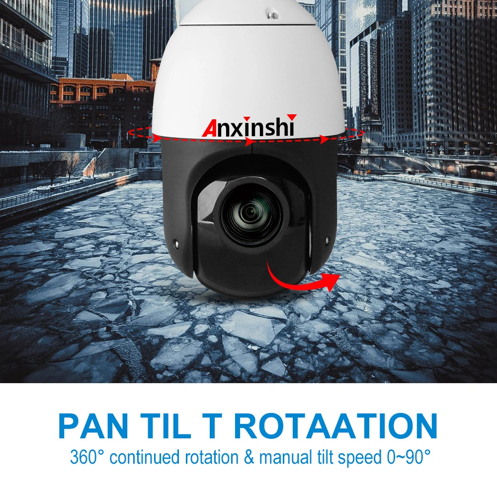 5MP IR 100m Night Version Poe IP PTZ Camera