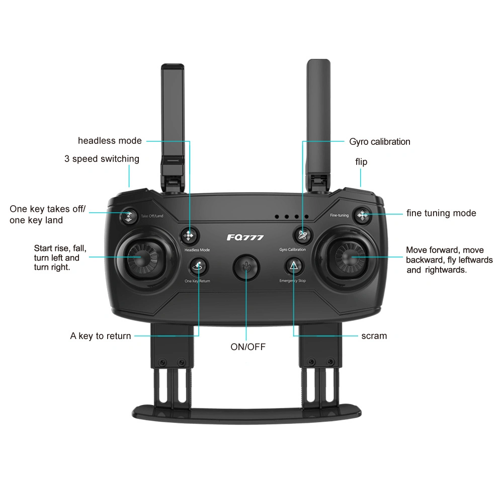 Aerial Camera 2.4G Drop-Resistant Air Pressure Fixed Height Network Red Explosion Folding Drone