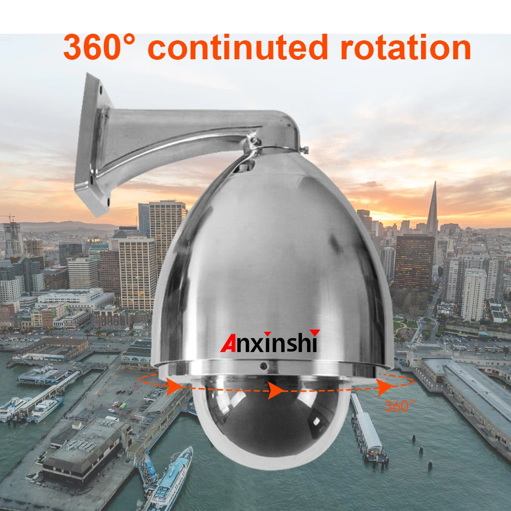 Corrosionproof Camera in Marineproof Stainless Steel PTZ 36X Zoom CCTV Camera