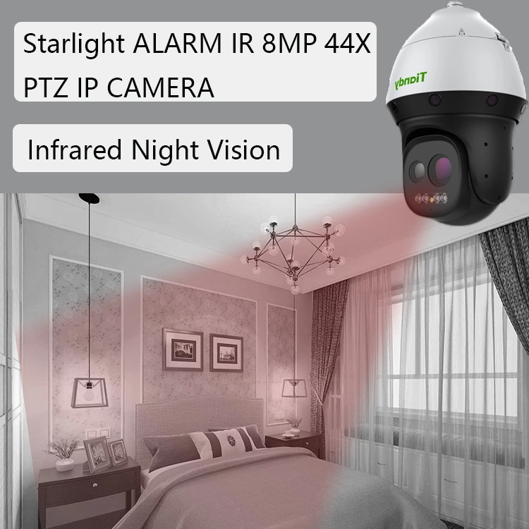 PTZ Camera 44X 4K Alarm Auto Tracking Super Starlight IP Camera