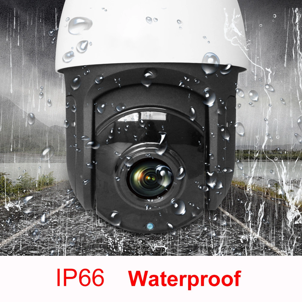 2MP/5MP Auto Tracking 20X Zoom PTZ Waterproof IP66 Poe IP Security CCTV Camera