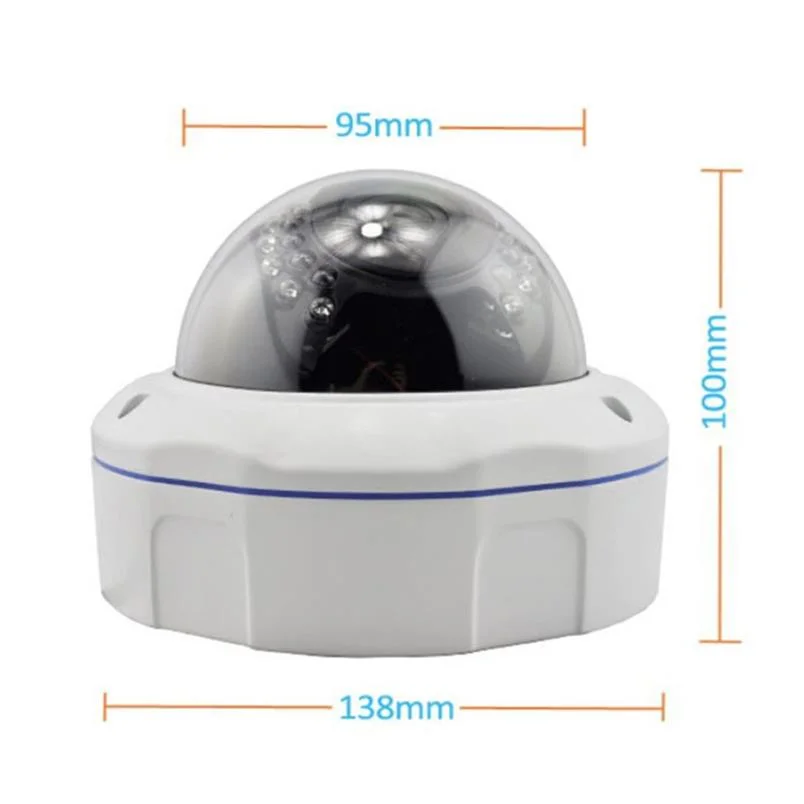 HD 4K 3X Zoom 8.0MP IP Camera Outdoor Panoramic Dome Camera Onvif CCTV Surveillance Camera