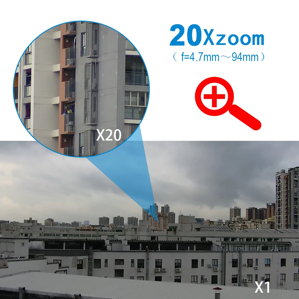 5MP 20X Zoom IP PTZ Security Camera