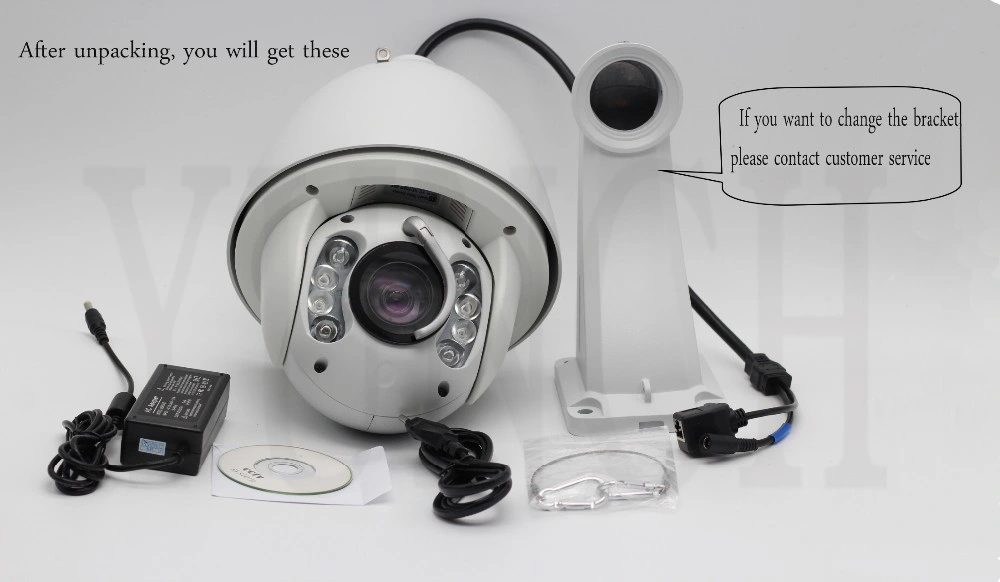 36X 1080P High Speed Dome PTZ Camera CCTV IP Camera